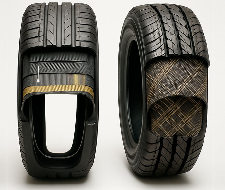 Luchtbanden voor heftrucks en industrie